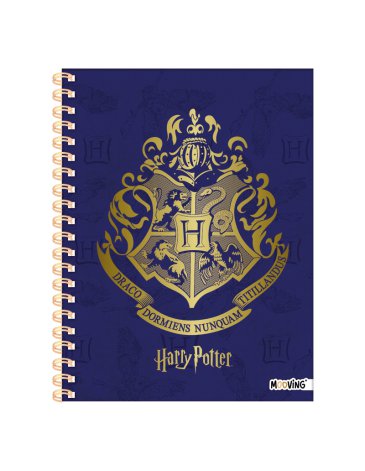 Cuaderno A4 Tapa Dura 120 Hojas Harry Potter Mooving